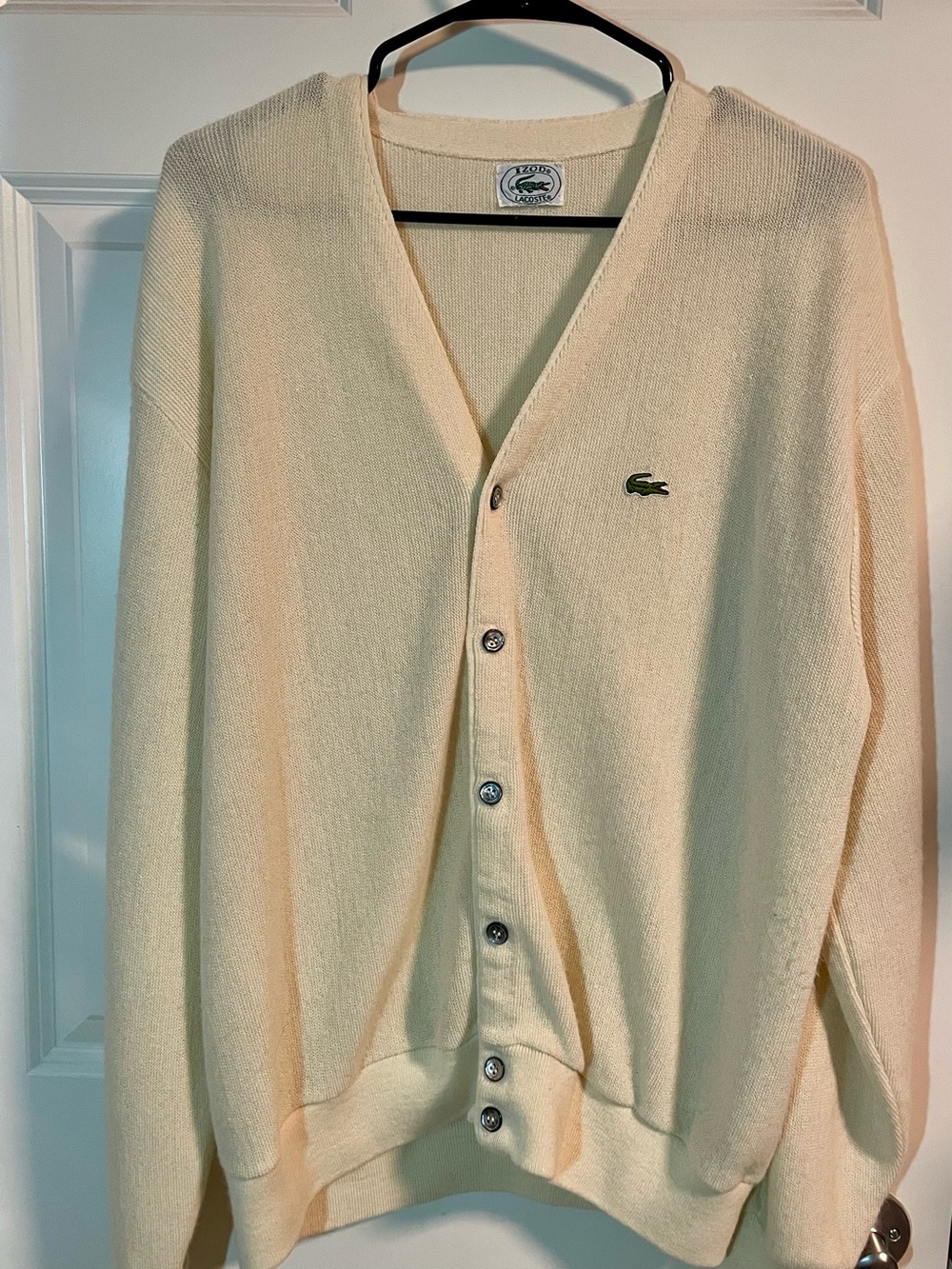 Vintage izod lacoste cardigan sweater